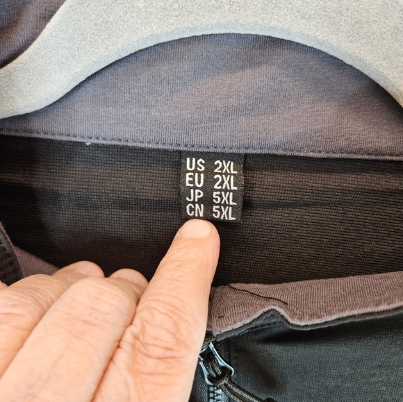 TacVasen Mens Tactical T-Shirt Black & Gray Cotton Body Nylon Sleeves Outdoor - Picture 6 of 14